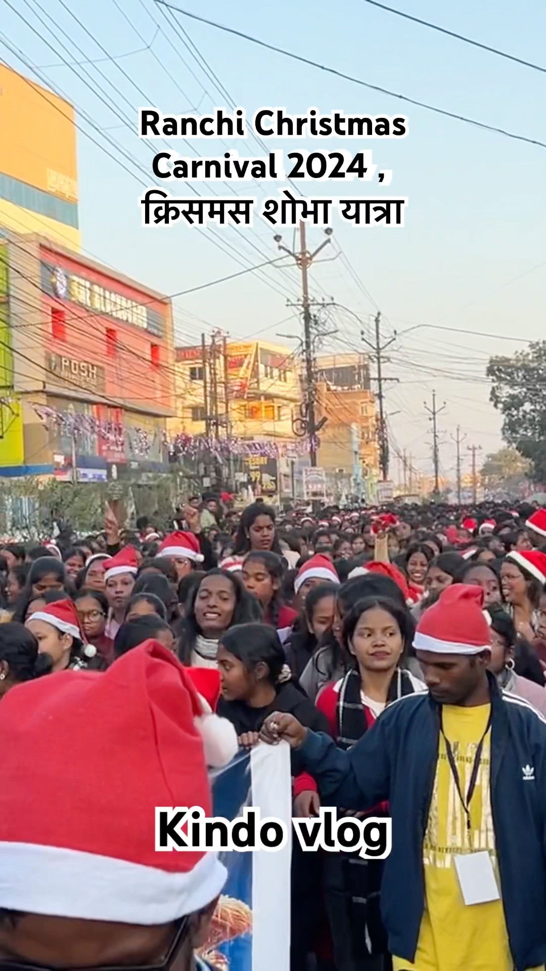 Ranchi Christmas Carnival 2024 , क्रिसमस शोभा यात्रा/video106